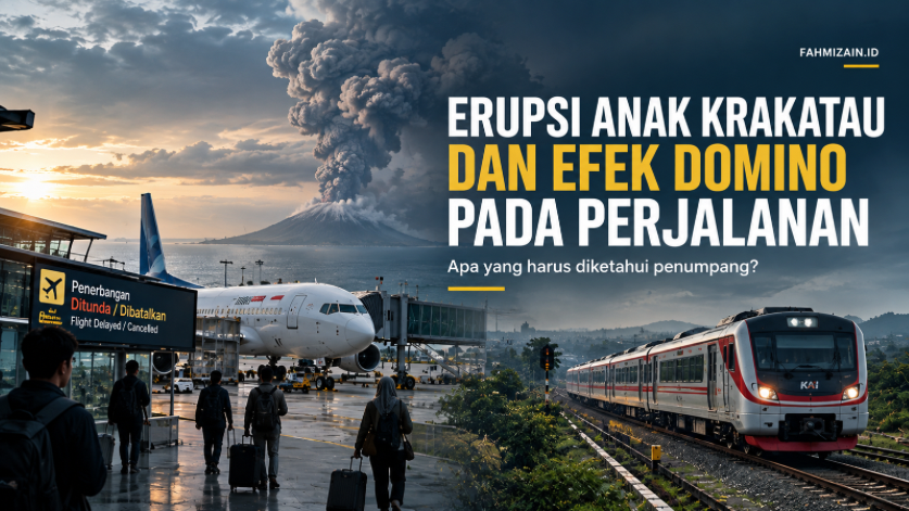 Erupsi Anak Krakatau dan Efek Domino pada Perjalanan: Apa yang Harus Diketahui Penumpang?